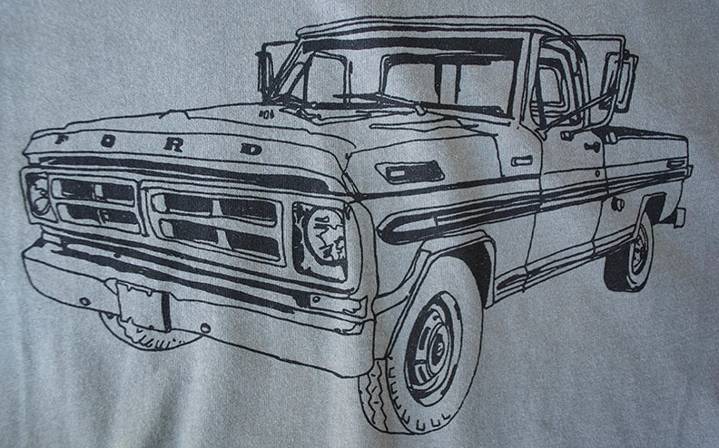 ford truck drawing